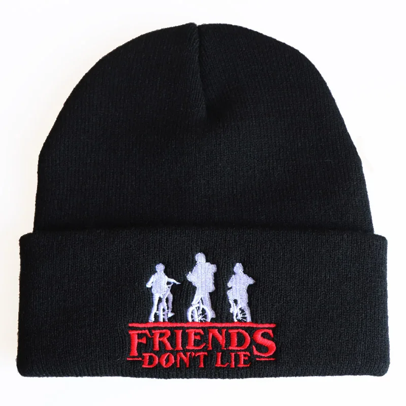 BOOCRE Friends Lie Cosplay Stranger Things Embroidery Beanie Hat Knitted Warm Winter Hats For Solid Hip-hop Beanies Bonnet -Zentai shop online H3cb3cc68a30c43b98c72cb7d5e679afam.jpg