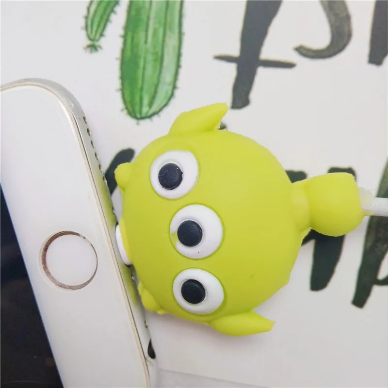 Защитный чехол с рисунком из мультфильма, чехол для кабеля, Coque Cord для iPhone 8 Plus, 4, 4S, 5, 5S, SE, 5C, 6, 6 S, 7, X, Xs, Max, XR, чехол для iPhone 7 Plus - Цвет: Красный
