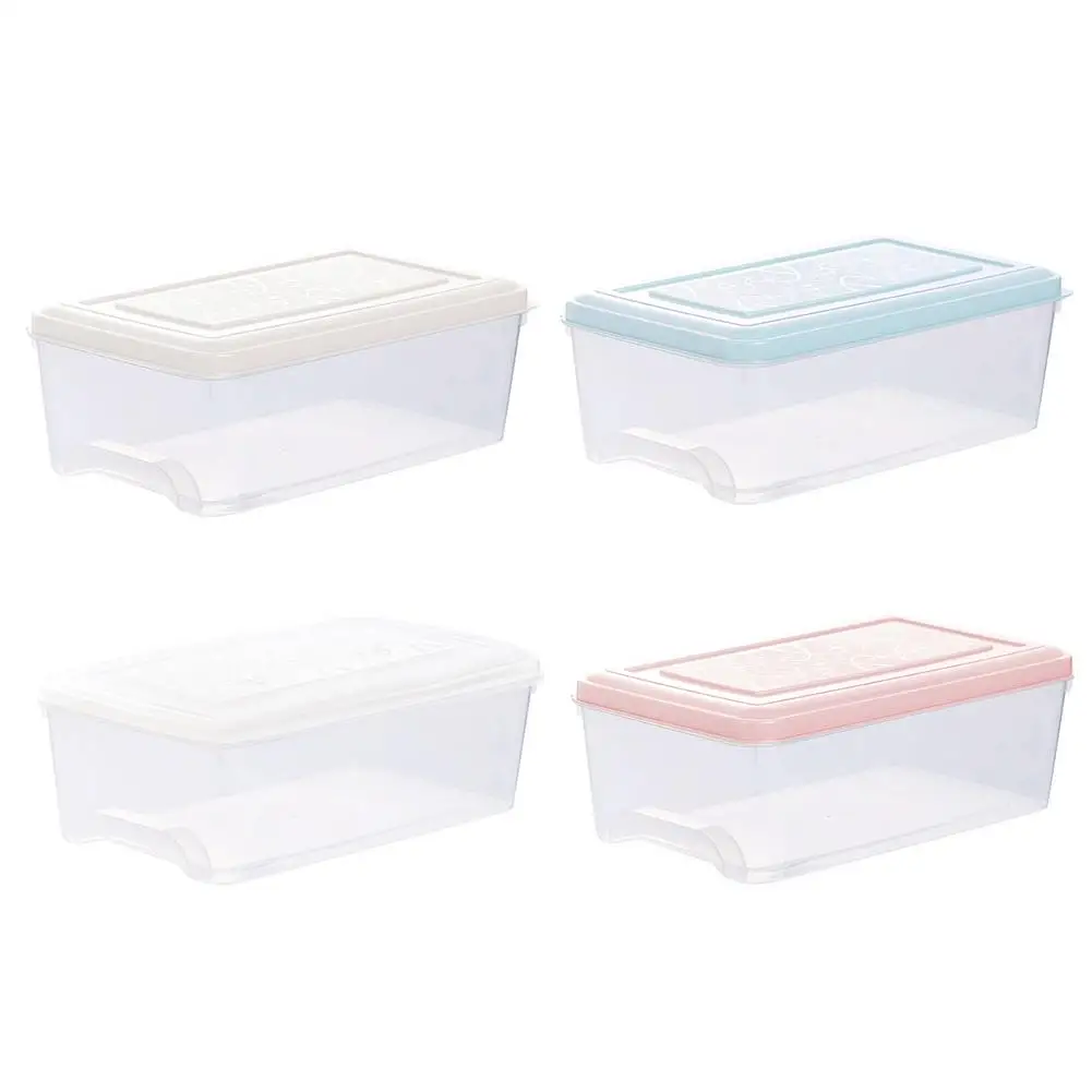 

Refrigerator Storage Box Transparent Plastic PVC Fresh-keeping Case Household Kitchen Freezer Case Food Storage Box