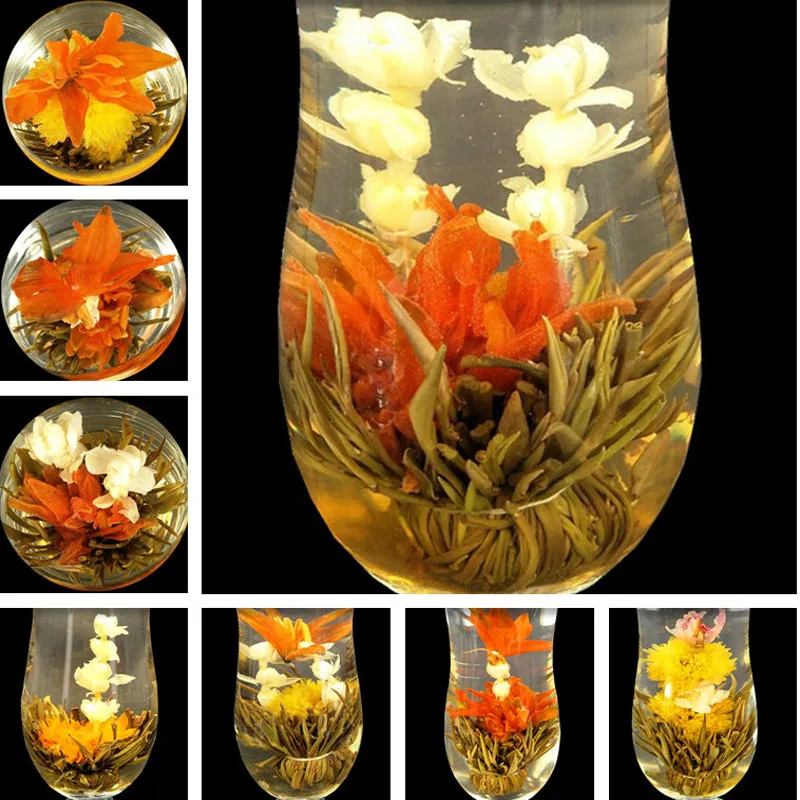 140g 16 Kinds of Handmade Blooming Flower Tea China Ball blooming