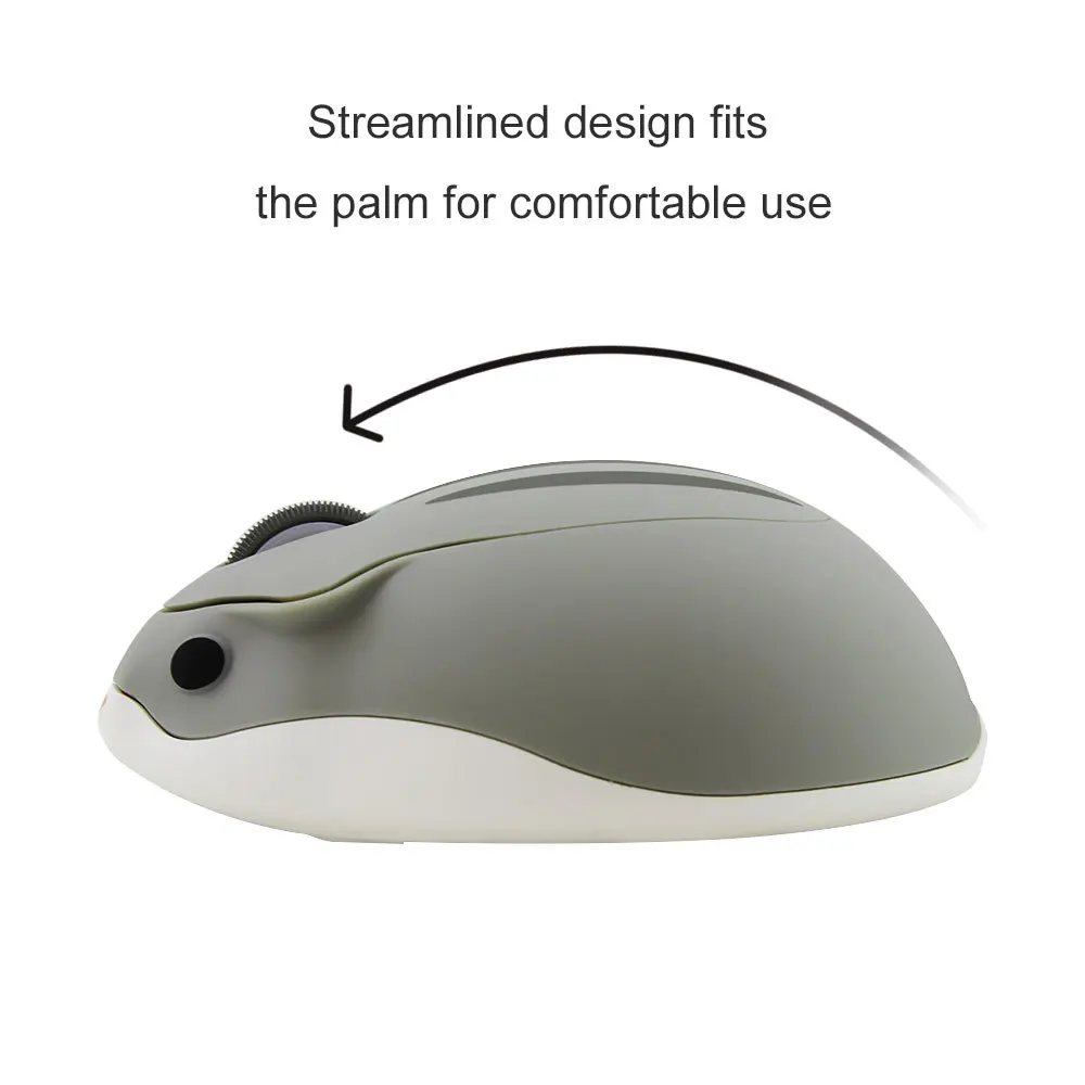 Cute Wireless Hamster Projetado Mouse 2.4g Criativo Ergonômico Usb Optical 1200 Dpi Mini Ratos Presentes para Crianças pc Laptop - Imagem 2