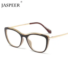 JASPEER, оптические, винтажные, кошачий глаз, очки для женщин, полная оправа, оптические очки, оправа для женщин, металл, близорукость, Пресбиопия, очки