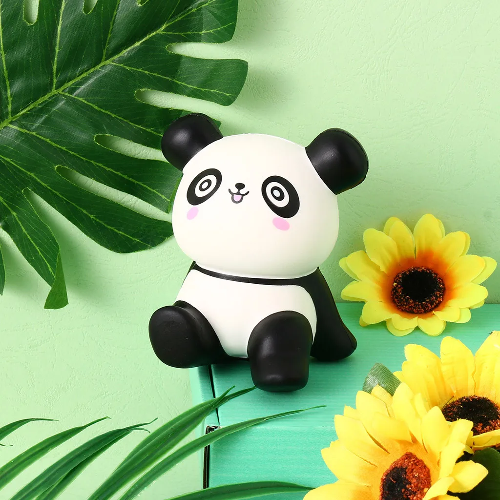 Jumbo Squishy антистресс развлечения Squishe животные 3,9 дюймов Squishier панда медленно поднимающаяся Ароматизированная кавайная игрушка Squishier 8 шт
