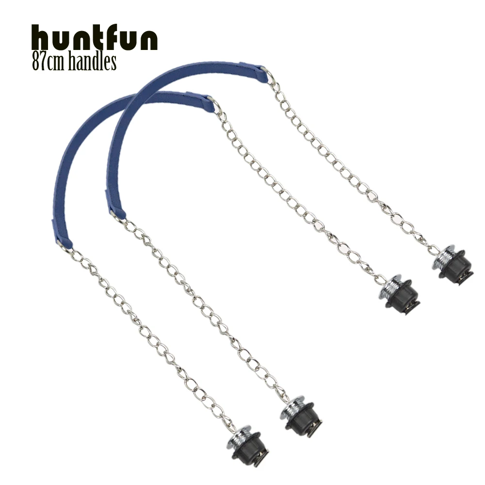 

2019 New 1 Pair long Silver screw single Chain Obag OT metal buckle colorful handles for Obag O Bag women shoulder Handbags