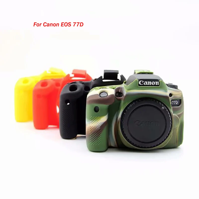 Мягкий силиконовый чехол для камеры резиновый Canon EOS 90D 80D 70D 77D Защитный