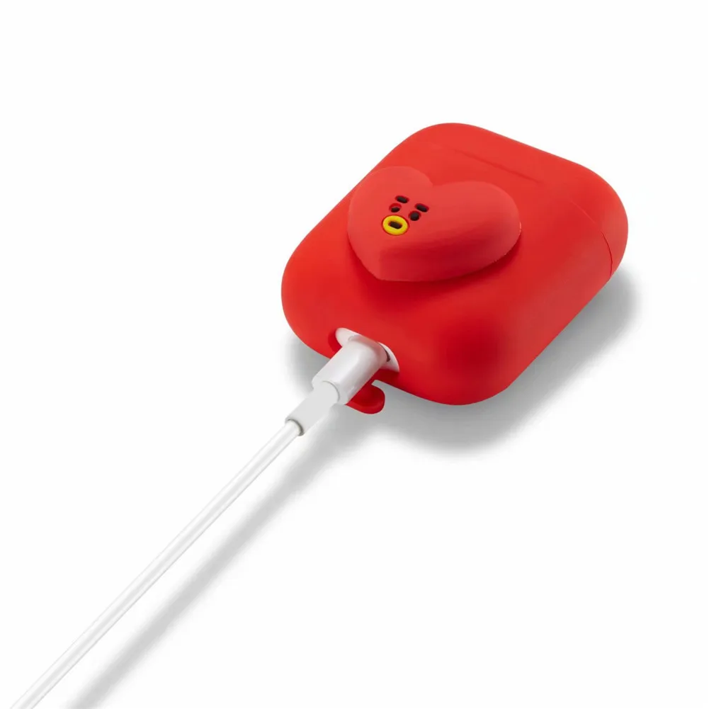 Силиконовый чехол для Airpods 1 2 зарядный 3D милый мультяшный полный защитный s Япония