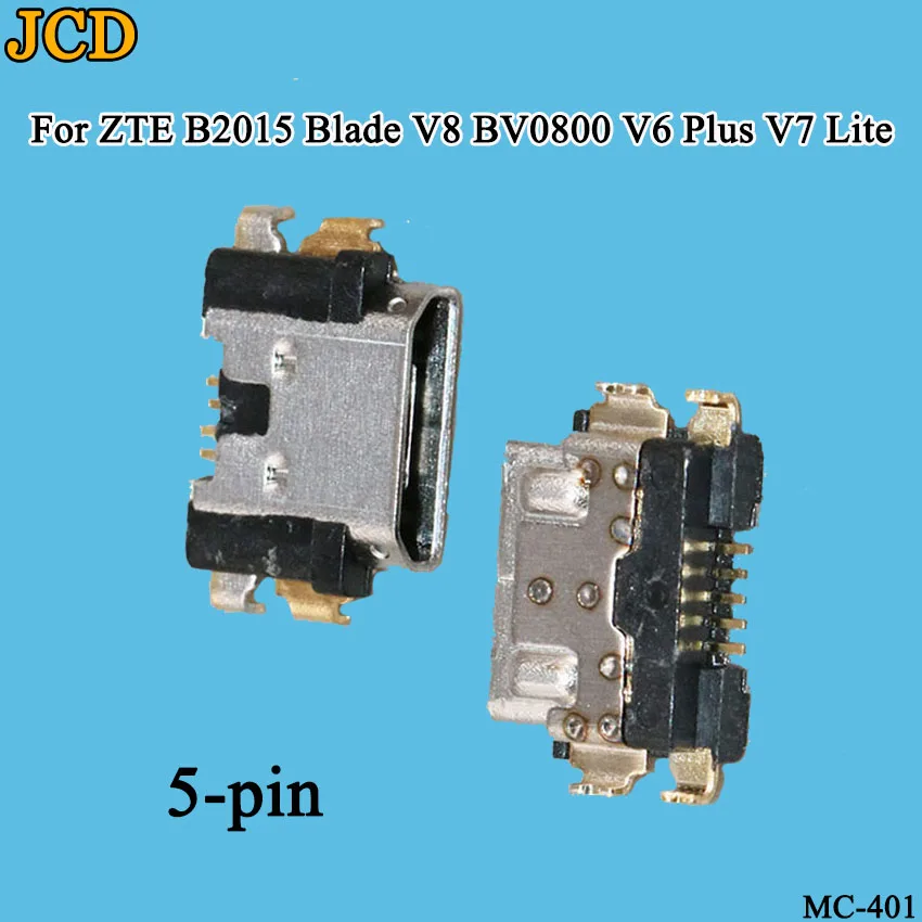 JCD 10 шт./лот для zte B2015/Blade V8 BV0800 V6 Plus/V7 Lite usb зарядная док-станция зарядный порт разъем