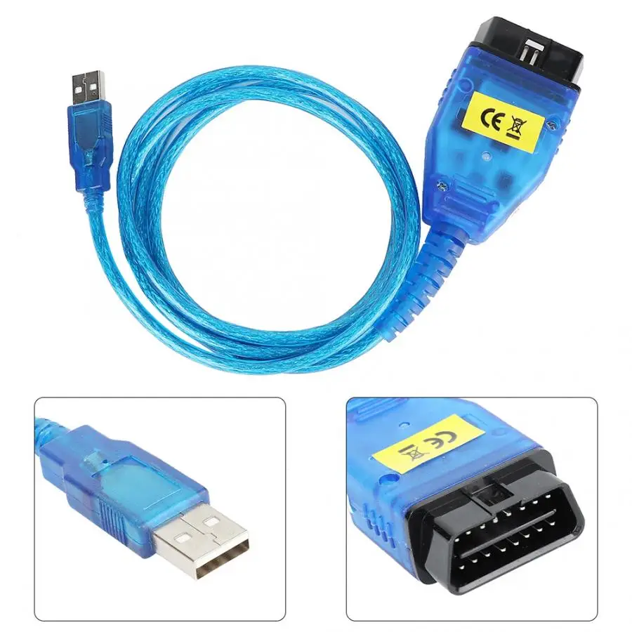Диагностический кабель интерфейса USB OBD Тестовый Кабель для INPA K + DCAN CAN с адаптером