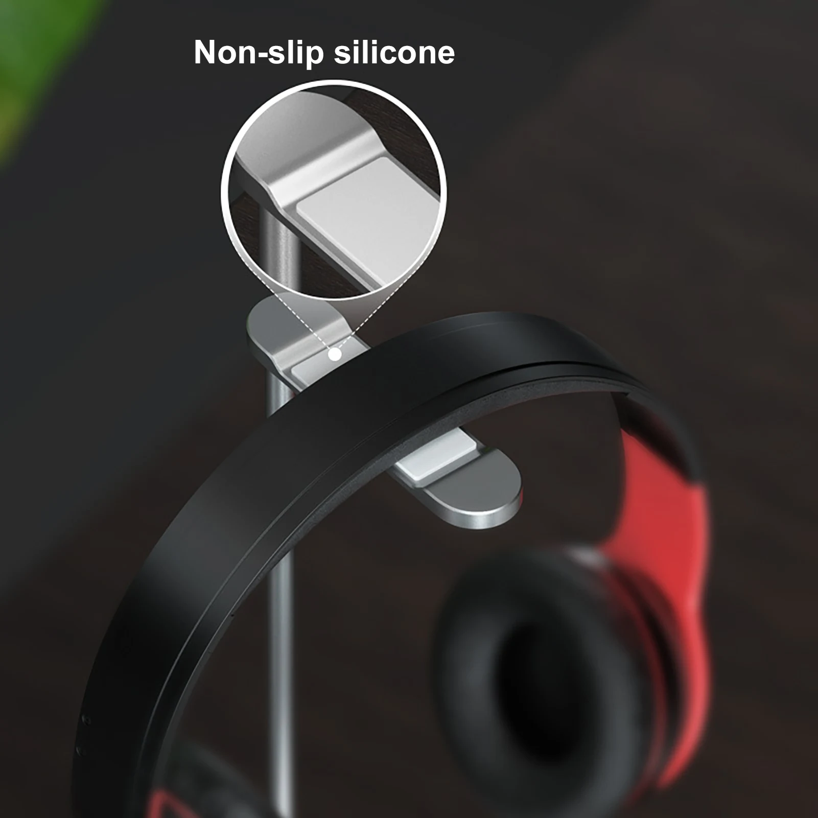 Headphone Hanger Headset Stand Aluminium Alloy Holder Home Office Desktop Gaming Headphone Shelf Bracket