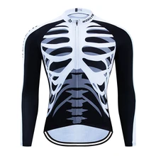 Moxilyn, Мужская футболка с длинным рукавом для велоспорта, быстросохнущая велосипедная рубашка на молнии, Джерси для горного велосипеда, одежда для MTB, зимняя теплая одежда