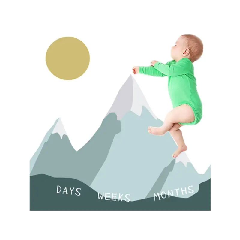 Baby Multifunction Blanket Newborns Milestone Blankets Month Age Card Stroller Cover Cloth Infants Bathing Gifts Photo Prop Set