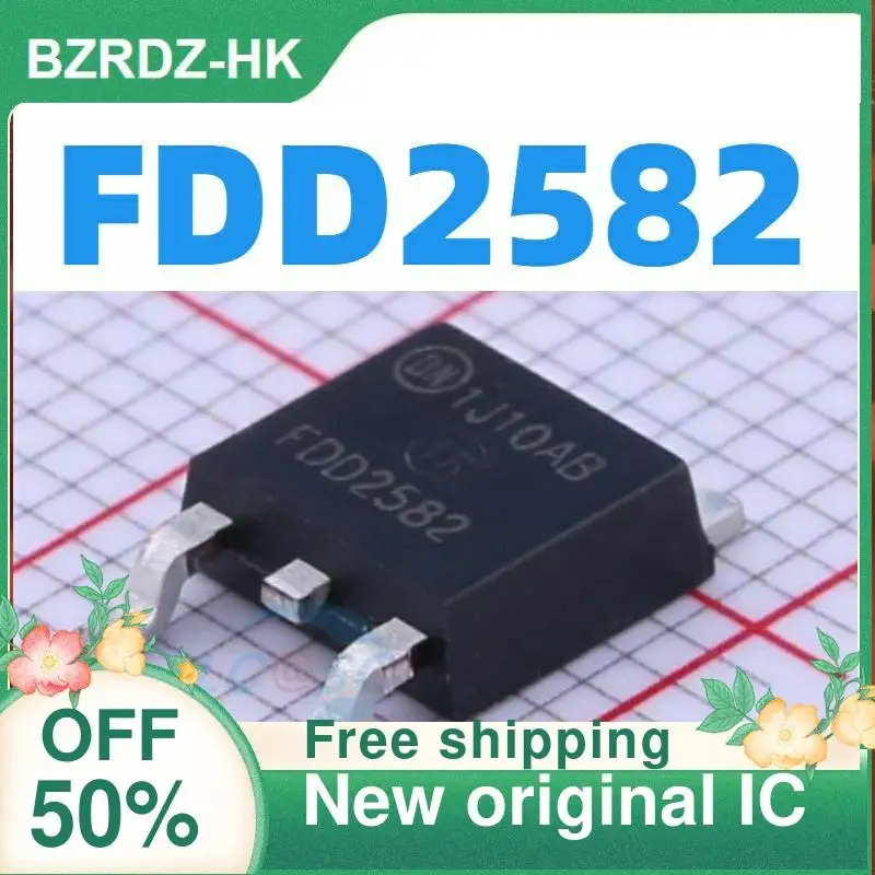 

20 шт. FDD2582 MOS 21A150V TO-252 новый оригинальный IC