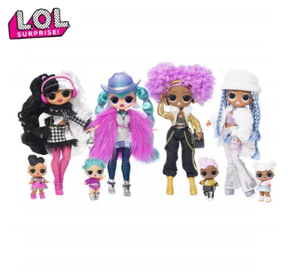 Кукла сюрприз LOL. O.L. Чудеса на OMG Snowlicious Swag Dollie Candylicious коллекция зимняя диско кукла