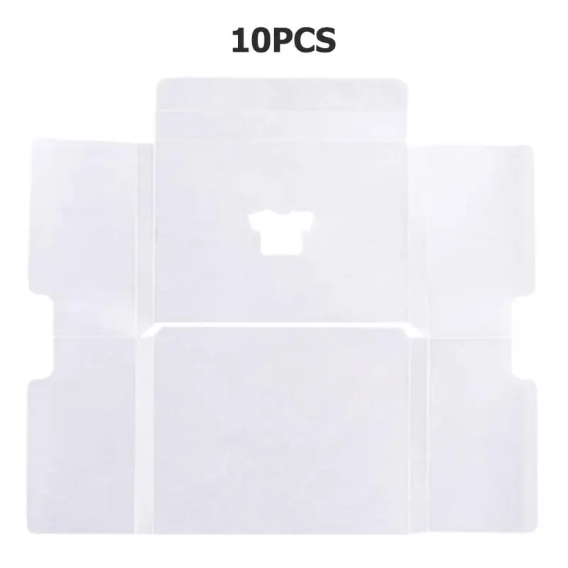 10pcs 5/10 шт. Домашняя одежда складная доска экономя время практичный быстрый складной хозяйственное мыло держатель, органайзер, хранилище, сумочка, аксессуары - Цвет: 10pcs