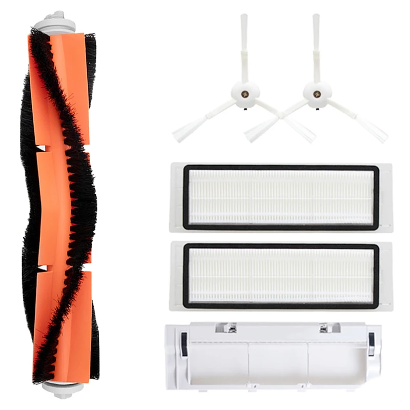 Vacuum Cleaner Parts Roller Side Brush Filter Cover For Xiaomi Roborock S50 S51