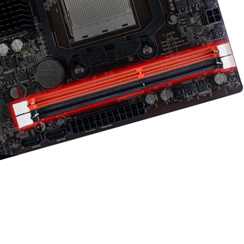 Цветная материнская плата C.A780T D3 V19 двухканальная DDR3 1066/1333 RAM для AMD Phenom 2 / Althon Sempron