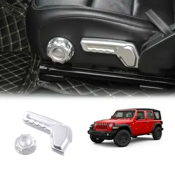 

Red Seat Adjustment Button Panel Handle Cover Trim Fit 2018 for Jeep JL JLU Wrangler