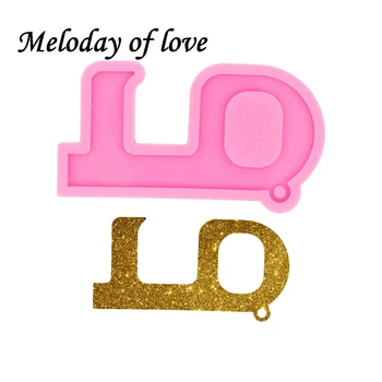 

Glossy Toilet Paper Keychain Epoxy Resin Door Opener Quarantine Molds Jewelry Making Custom Silicone Mould DY0511