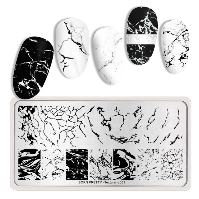 PRETTY Nature Leaves Plants Design Image Template Nail Stamping Plates Stainless Steel Nail Decoration Plate
