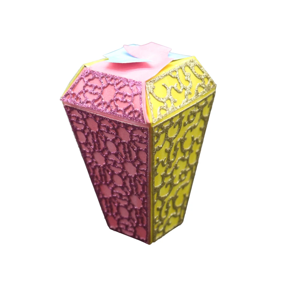 Cutting DiesThree-dimensional Gift Box / Three-dimensional Box / Candy Box Metal Stencil For Card Making Happy Birthday Dies New