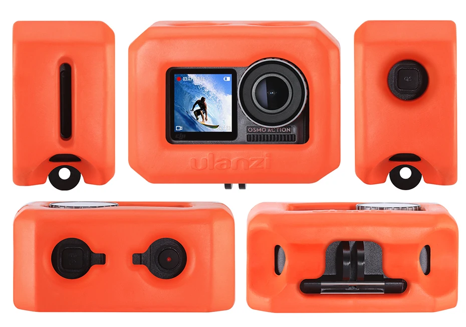 Ulanzi мягкий Floaty чехол для Dji Osmo Экшн-камера плавающий вентурный корпус Корпус для катания на коньках серфинг