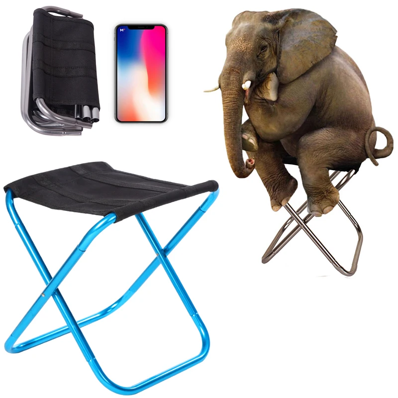 

Folding Fishing Chair Lightweight Picnic Camping Chair Foldable Aluminium Cloth Outdoor Portable Easy To Carry Outdoor Furniture