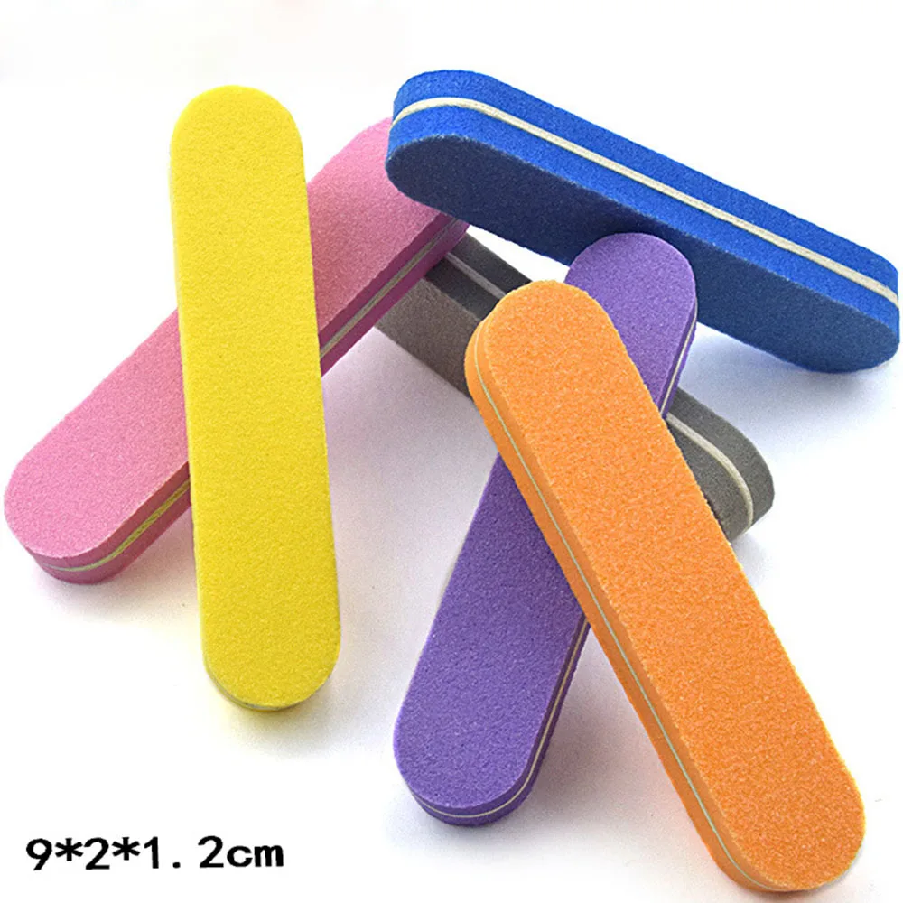 

1PC Mini Nail File Tools Polish Sanding Washable Nail File Block Nail Art Polish Buffer Buffing Block Manicure Tool Accessories