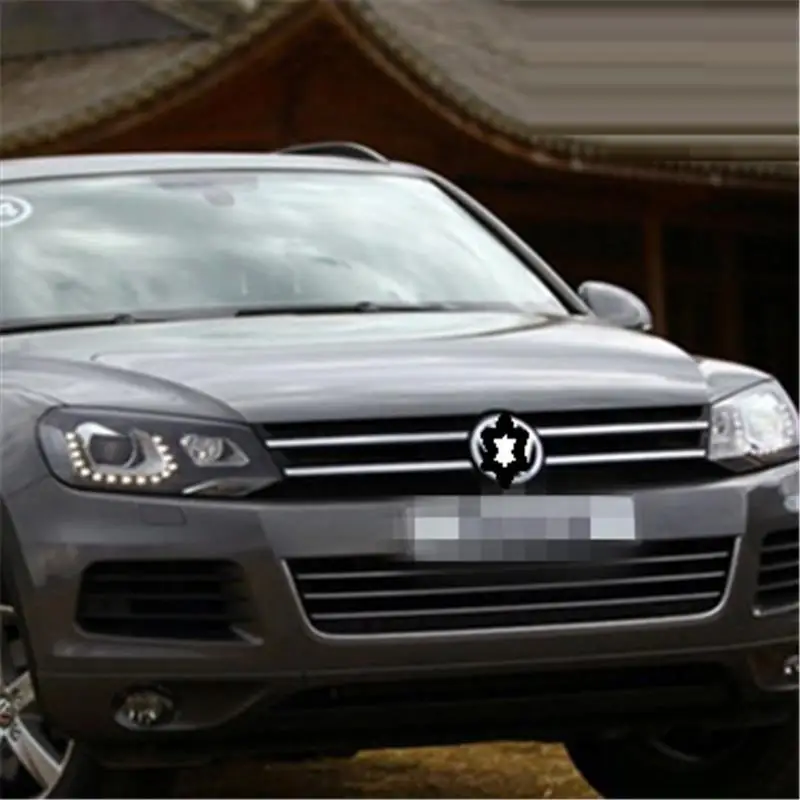 Cob Drl Automovil авто лампа наружные светодиодные дневные ходовые огни автомобиля освещение фары 11 12 13 14 15 для Volkswagen Toureg