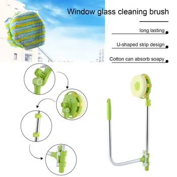 

NEW Multi-Functional U Shape Telescopic High-rise Window Glass Cleaner Dust Brush For Washing Window Mirror Cleaning Tool
