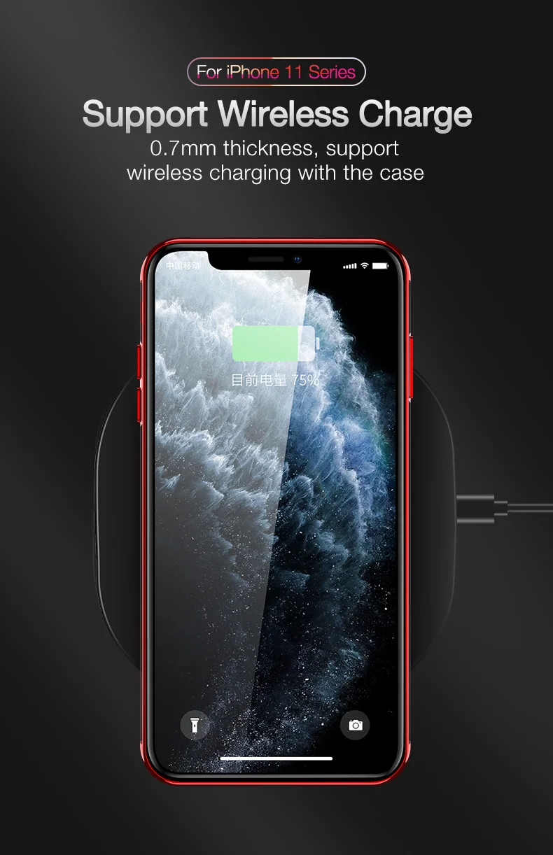 plating TPU phone case for iPhone 11 pro max (7)