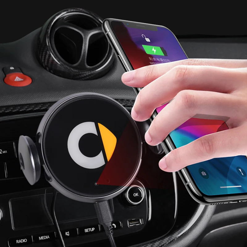 Автомобильный держатель для беспроводной зарядки Smart 453 451 450 двух Forfour