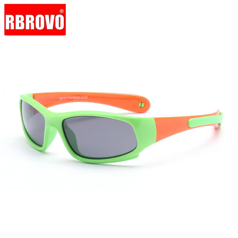 RBROVO, детские солнцезащитные очки, модные, защита от излучения, UV400, поляризационные, солнцезащитные очки для мальчиков и девочек, спортивные очки для улицы