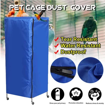 

Parrots Aviary Birds Cage Cover Seed Catcher Guard Bag Waterproof Lightweight Protection Best Price 97.8*45.7*35.6cm