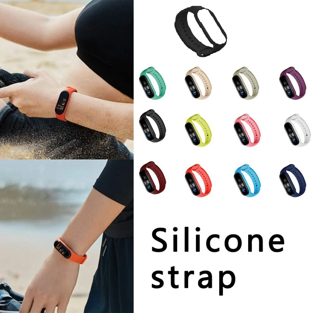 

Silicone Strap Replacement Wristband Bracelet band For Watch Band5 Wrist Strap For Xiaomi Mi Band 5 Bracelet Strap