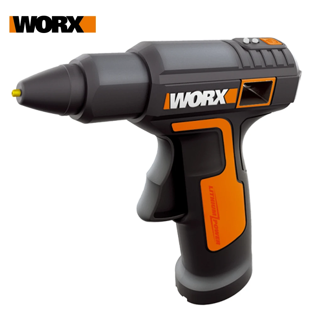 Worx 4V Melt Hot Glue Gun WX890 Electric glue gun Rechargeable Wireless Repair Tool Heat Mini Gun 7mm Glue Stick Household Tool