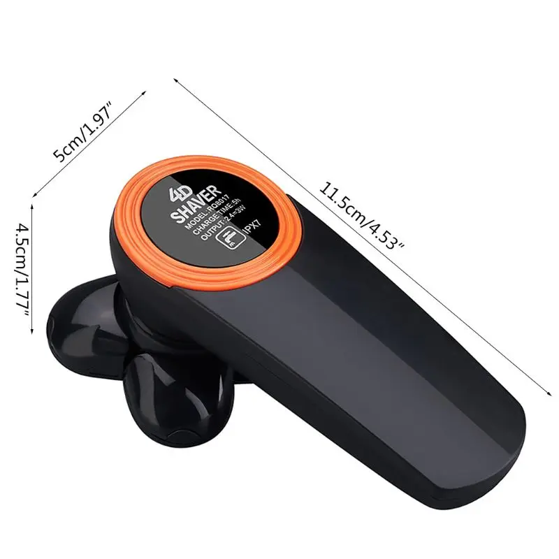 Прямая поставка и 5 в 1 перезаряжаемая лысый Бритва для мужчин электробритва для волос триммер для бороды станок для бритья Oct.25