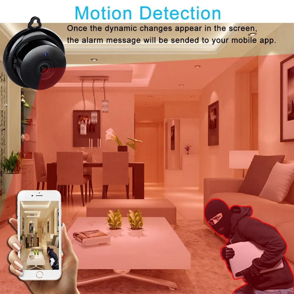 1080P радионяня Беспроводная IP камера Wifi CCTV камера Wifi мини Сетевая видео камера с функцией автоматического слежения ИК ночного видения
