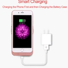 10000 мАч портативный внешний аккумулятор для iPhone 6 6s 7 8 чехол для телефона для iPhone 6 Plus 6s Plus 7 Plus 8 Plus чехол для зарядки