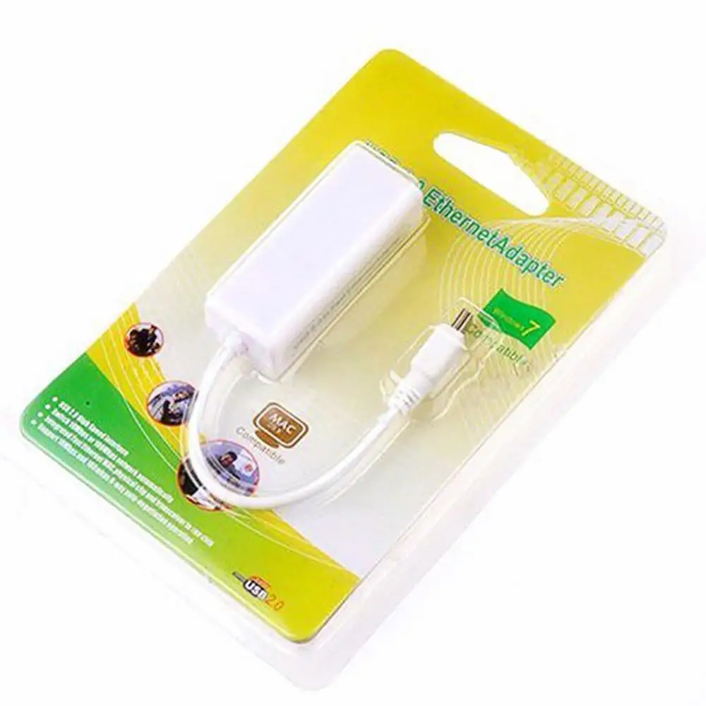 Micro USB 2,0 5 Pin к Ethernet 10/100 Мбит/с RJ45 сети LAN Карта адаптера для планшета