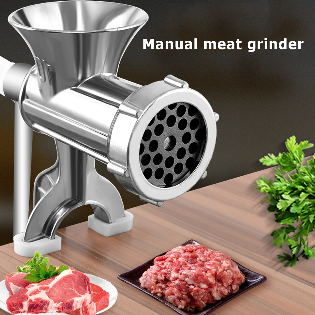Manual Meat Grinder Hand Operated Beef Noodle Pasta Mincer Sausages