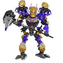 Bevle XSZ 612-3 Биохимический воин BionicleMask светильник Bionicle Onua Terak Строительный Блок Совместимые 71309 игрушки