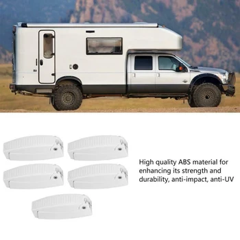 

Accessory Door Catch Holder Trailer Camper Replacement White Anti-impact