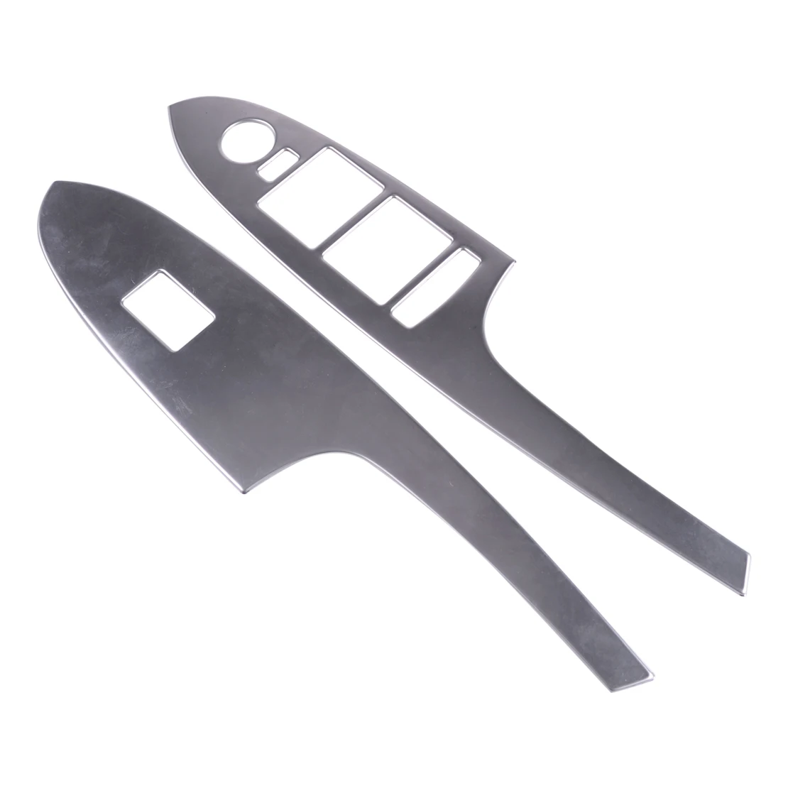 CITALL 4Pcs Car Interior Door Armrest Window Button Lifter Cover Trim Frame Fit For Cadillac SRX 2010 2011 2012 2013