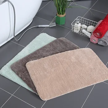 

Non-slip Set Absorbent Dirt Catcher Rectangle Floor Mats Feet Soft Microfiber Home Carpet Anti-skid Bath Mat
