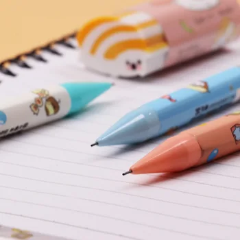 

1Pcs Cute Sumikko Gurashi Press Automatic Mechanical Pencil With Eraser School Office Supply Student Stationery