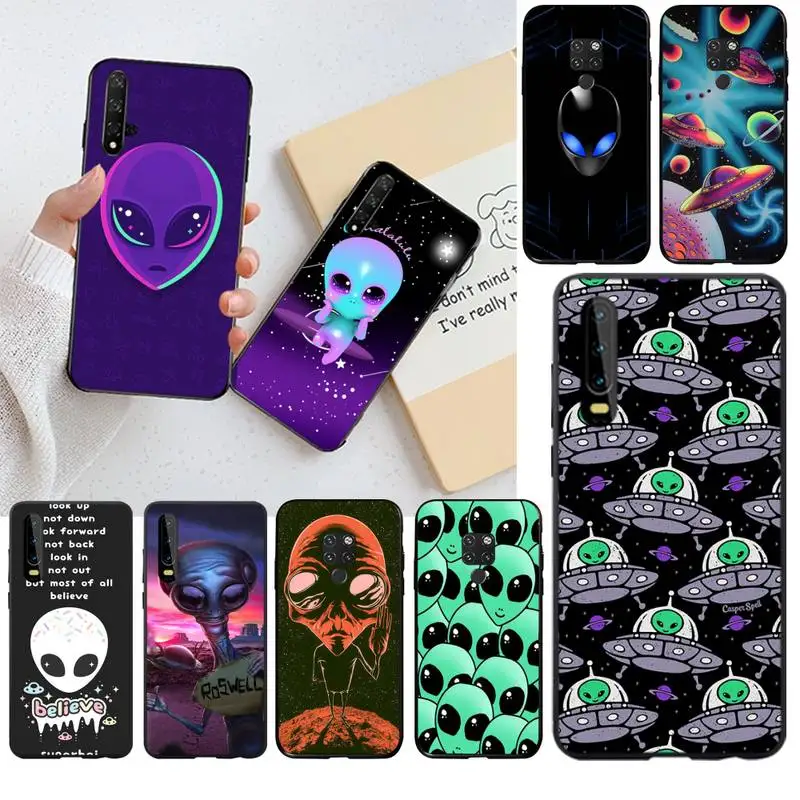 Alien UFO DIY Роскошный чехол для телефона Huawei P40 P30 P20 lite Pro Mate 30 20 P Smart 2019 prime|Бамперы| |