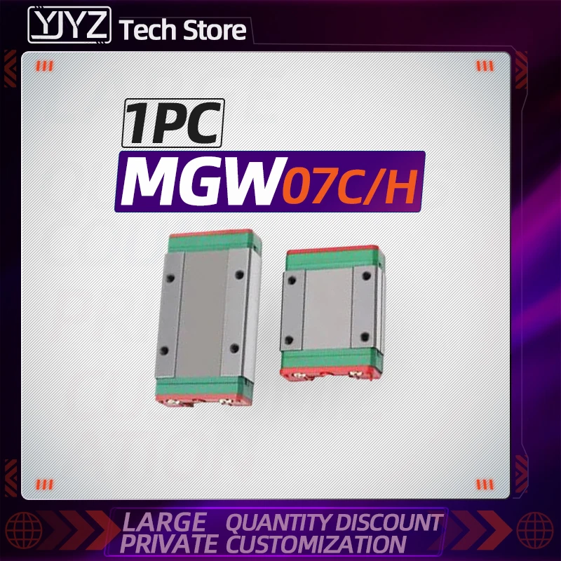 1 шт. MGW7H/MGW7C/MGW9H/MGN9C/MGW12H/MGW12C/MGW15H/MGW15C линейный направляющий 3d принтер с ЧПУ |