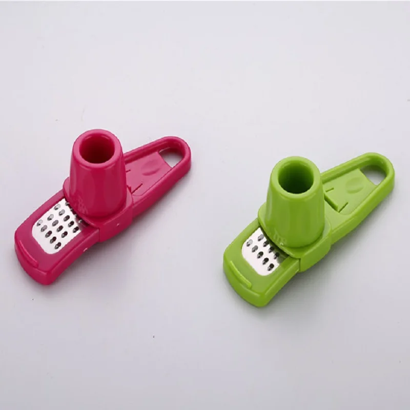 Color Kitchen Accessories Plastic Ginger Garlic Grinding Tool Magic Silicone Peeler Slicer Cutter Grater Planer