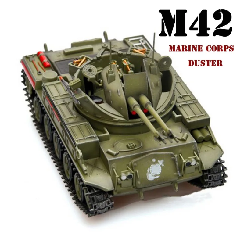 

1/72 Armored Vehicle Model U.S. Marine Corps M42 Double-barreled Anti-aircraft Gun Die-cast Military Model Showing Toys For Boys