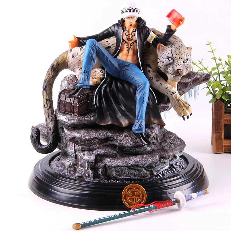 no colorful box Аниме one piece Trafalgar D водное право фигурка one piece Trafalgar Law GK статуя фигурка ПВХ Коллекционная модель игрушки - Цвет: no colorful box